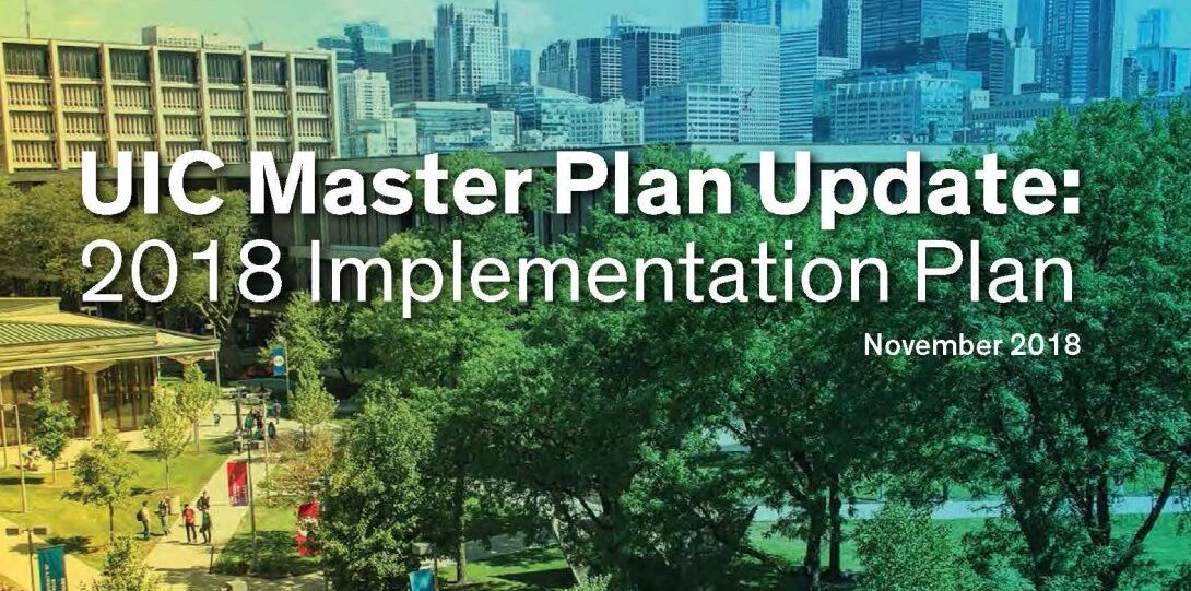 Cover of 2018 UIC Master Plan Update document