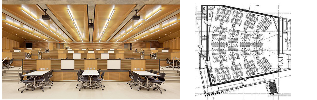 University of Windsor classroom and floorplan